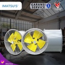 Drum Fan Blower Tabung 32 Inch 380V Ball Bearing Kipas Blower Gedung