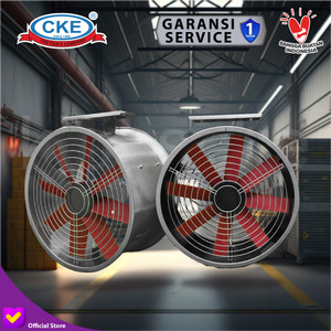 Drum Fan Stainless 20" Nylon Blade Kipas Drum Blower Tabung