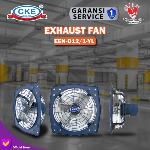 Exhaust Extra Strong 12" 220v Industrial Exhaust Dinding