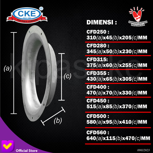 Centrifugal Fan Inlet Ring 500mm Ring Sparepart Centrifugal Blower