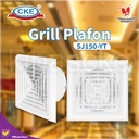 Grill Plafon Kotak 6 inch Diffuser Plafon Kotak 6 inch 4 Way