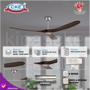 Kipas Angin Gantung Plafon Kayu 88 Inch Ceiling Fan Hias 88" Dark Wood