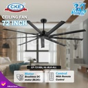 Kipas Angin Plafon Gantung Modern 72 Inch 9 Blade Ceiling Fan Dekorasi
