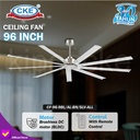 Kipas Angin Plafon Gantung Modern 96 Inch 9 Blade Ceiling Fan Dekorasi