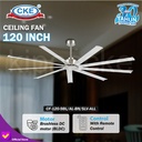 Kipas Angin Plafon Gantung Modern 120 Inch 9 Blade Ceiling Fan Hias