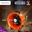 Portable Ventilator / Blower / Exhaust 10 Inch External Rotor Motor