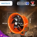 Portable Ventilator / Blower / Exhaust 18 Inch External Rotor Motor