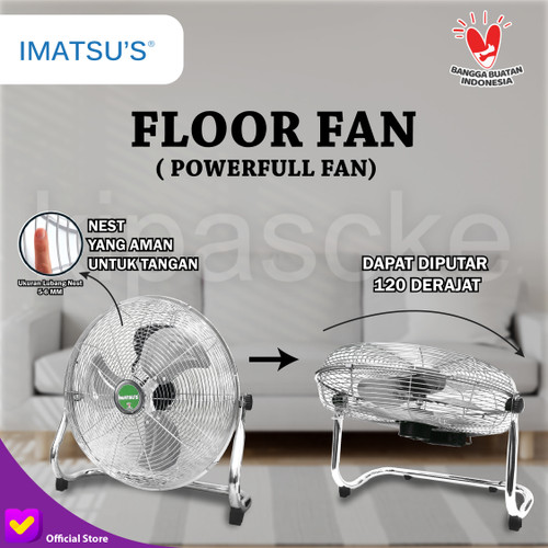 Kipas Angin Lantai / Meja Tornado 18 Inch Floor / Desk Fan 18 Inch