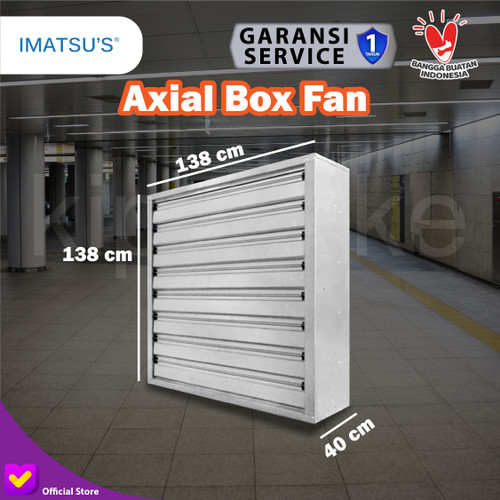 Blower Exhaust Box Fan Kandang Ayam 50 Inch 380V 3 Phase Motor Direct
