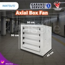 Blower Exhaust Box Fan Kandang Ayam 30 Inch 380V 3 Phase Motor Direct