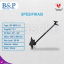 Bracket Braket TV Gantung Plafon Ceiling 14 - 43 Inch Swivel Universal