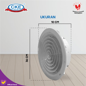 Grill Ceiling Round Diffuser AC Ducting 10” Inch Diffuser Bulat Plafon