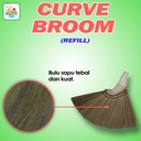Clean Matic Curve Broom Refill Isi Ulang Sapu Ijuk Lantai Tebal Sapu Duk