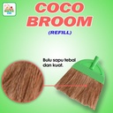 Clean Matic Coco Broom Refill Isi Ulang Sapu Ijuk Lantai Tebal Sapu Duk