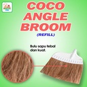 Clean Matic Coco Angle Broom Refill Isi Ulang Sapu Ijuk Lantai Sapu Duk