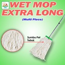 WET MOP EXTRA LONG MULTI PIECE - Alat Pel Lantai 3 Bagian Bekualitas