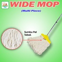 WIDE MOP MULTI PIECE - Alat Pel Lantai Dengan Tongkat 3 Bagian Ringan