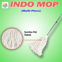 INDO MOP MULTI PIECE - Alat Pel Lantai Dengan Tongkat 3 Bagian Ringan