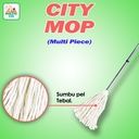 CITY MOP MULTI PIECE - Alat Pel Lantai Dengan Tongkat 3 Bagian Ringan