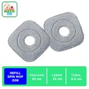 REFILL SPIN MOP 008 - Isi Ulang Pel Putar Bentuk Kotak Berkualitas