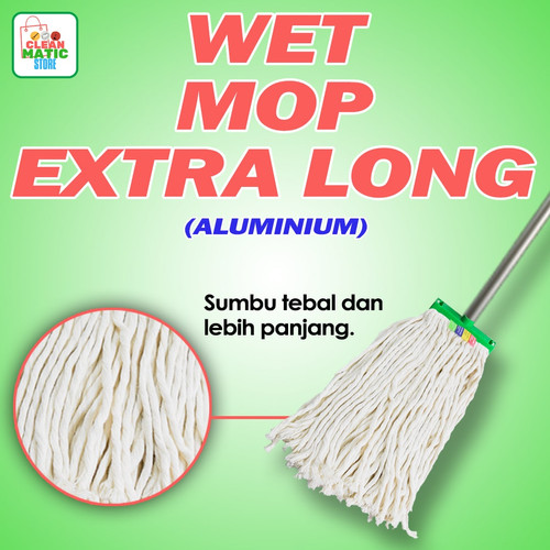 WET MOP EXTRA LONG ALUMINIUM