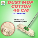 DUST MOP COTTON 40 CM ALUMINIUM