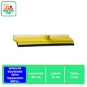 WINDOW SQUEEGEE WITH TELESCOPIC HANDLE REFILL