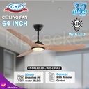 Kipas Angin Gantung Plafon Lampu LED 64 Inch Ceiling Fan Hias 64"