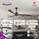 Ceiling Fan Kipas Angin Gantung Plafon 72 Inch Remote - Solid Wood