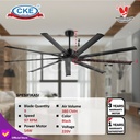 Kipas Angin Plafon Gantung Modern 88 Inch 9 Blade Ceiling Fan Dekorasi