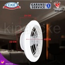 Lampu Hias Plafon Mewah Kipas Angin Lampu LED Langit Langit Elegan 20"