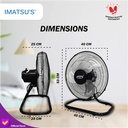 Kipas Angin Lantai Dinding 16 Inch 2in1 Floor Wall Fan Tornado 2 in 1