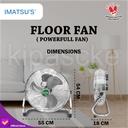Kipas Angin Lantai / Meja Tornado 18 Inch Floor / Desk Fan 18 Inch