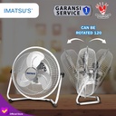 Kipas Angin Meja / Desk Fan 10" Inch Tornado Baling Besi / Metal Blade