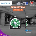 Wall Exhaust Fan Dinding Industri 10 Inch Kipas Hexos Ventilasi Tembok