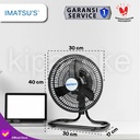 Kipas Angin Meja 10" Inch Desk Fan Kipas Angin Tornado