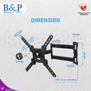 Bracket Braket Wall TV Swivel Tilt 32 40 42 43 46 47 49 50 52 55 Inch