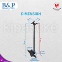 Bracket Braket TV Gantung Plafon Ceiling 14 - 43 Inch Swivel Universal
