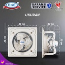 Exhaust Fan Dinding Low Noise 8" Inch Kipas Hexos Industrial Fan