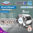6" Inch Mini Inline Duct Fan Metal Stainless / Air Booster Exhaust Fan