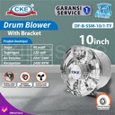 10" Inch Mini Inline Duct Fan Metal Stainless Air Booster Exhaust Fan