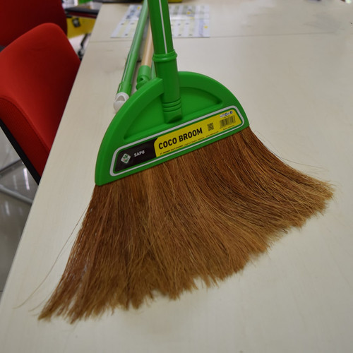 Clean Matic Coco Broom Refill Isi Ulang Sapu Ijuk Lantai Tebal Sapu Duk
