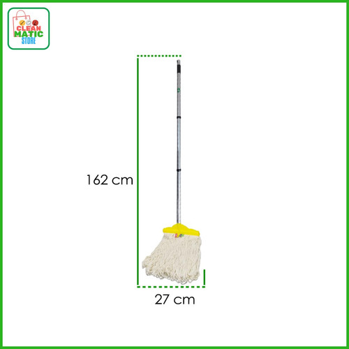 WIDE MOP MULTI PIECE - Alat Pel Lantai Dengan Tongkat 3 Bagian Ringan
