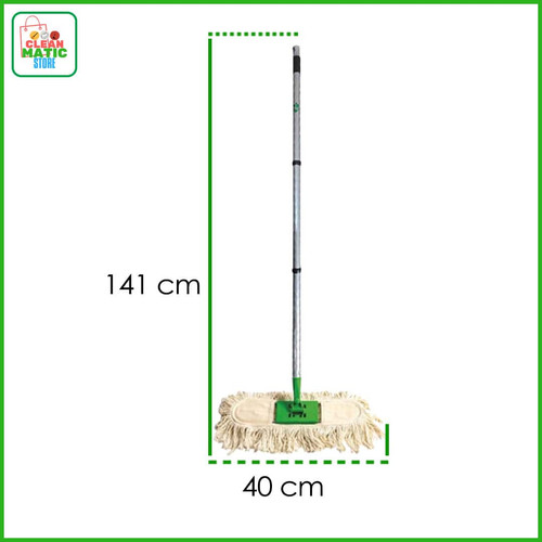 DUST MOP MULTI PIECE - Pendorong Debu Lantai Dengan Tongkat 3 Bagian