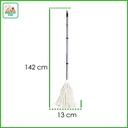 CITY MOP MULTI PIECE - Alat Pel Lantai Dengan Tongkat 3 Bagian Ringan