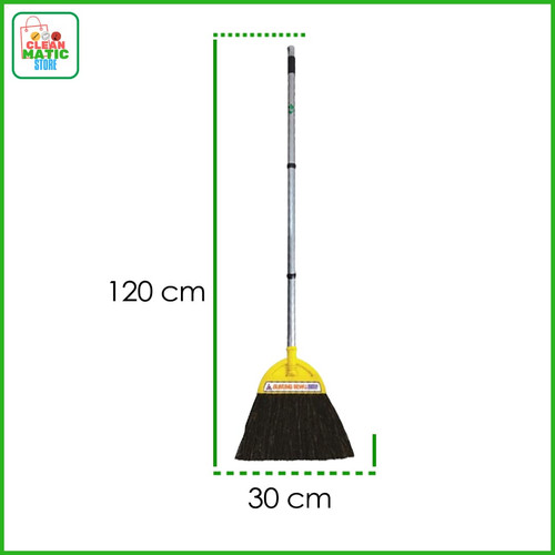 GUNUNG SEWU BROOM MULTI PIECE - Sapu Ijuk Dengan Tongkat 3 Bagian