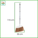 COCO ANGLE BROOM MULTI PIECE - Sapu Dengan Tongkat 3 Bagian Ringan