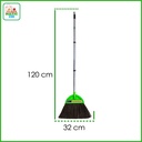 PALM BROOM MULTI PIECE - Sapu Dengan Tongkat 3 Bagian Besi Ringan