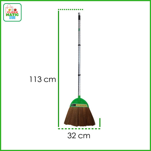 GRASS BROOM MULTI PIECE - Sapu Rumput Tongkat 3 Bagian Berkualitas