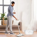 X SHAPE FLAT MOP WITH WIDE BUCKET - Set alat pel praktis dengan ember